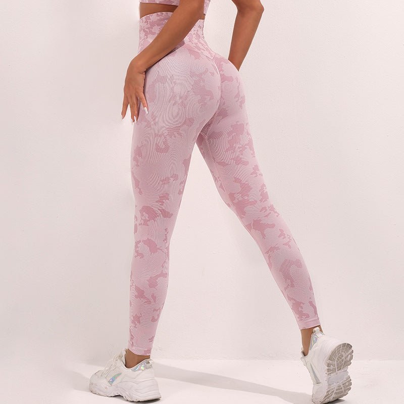 Fashion Camouflage Print Yoga Pants High Waist Seamless Leggings Stretch Butt Lift Running Sports Fitness Pant For Womens Clothing - StoreTokTikFashion Camouflage Print Yoga Pants High Waist Seamless Leggings Stretch Butt Lift Running Sports Fitness Pant For Womens Clothing