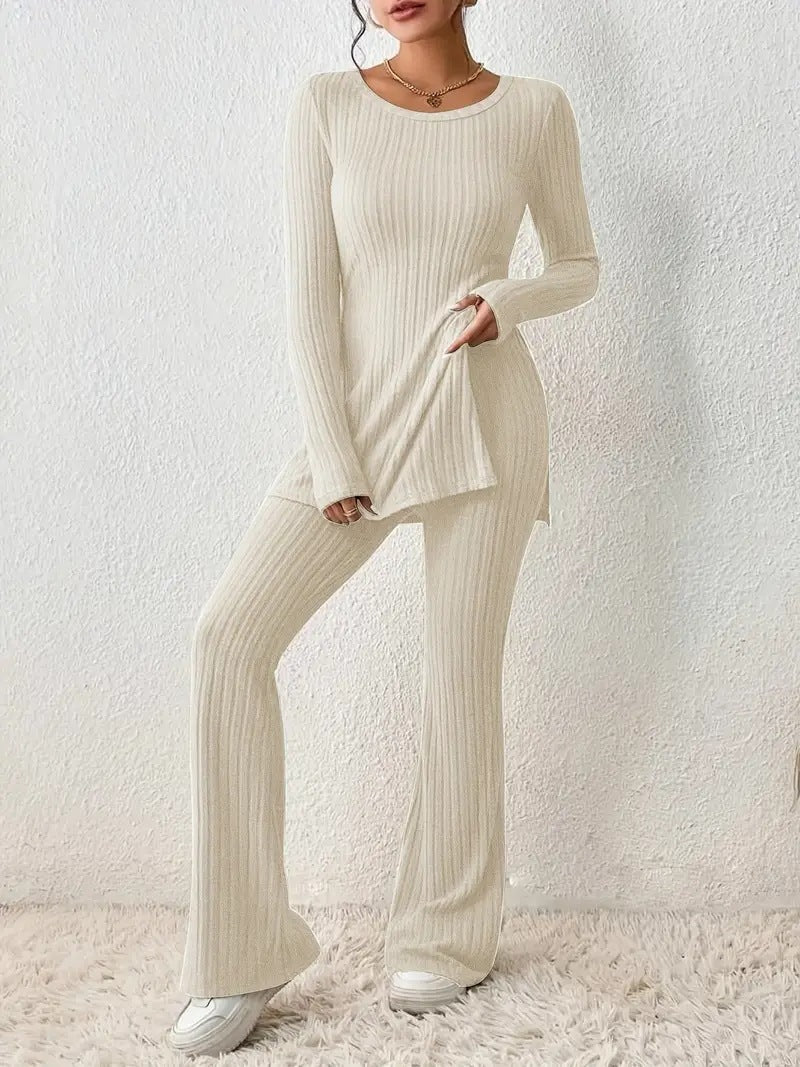 Polyester Women's Clothing Solid Color Casual Slim New Fashion Women Elegant Outfit - StoreTokTikPolyester Women's Clothing Solid Color Casual Slim New Fashion Women Elegant Outfit