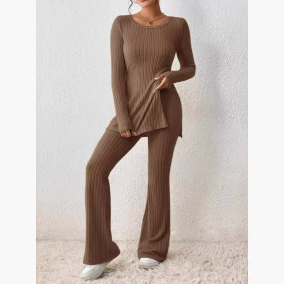 Polyester Women's Clothing Solid Color Casual Slim New Fashion Women Elegant Outfit - StoreTokTikPolyester Women's Clothing Solid Color Casual Slim New Fashion Women Elegant Outfit