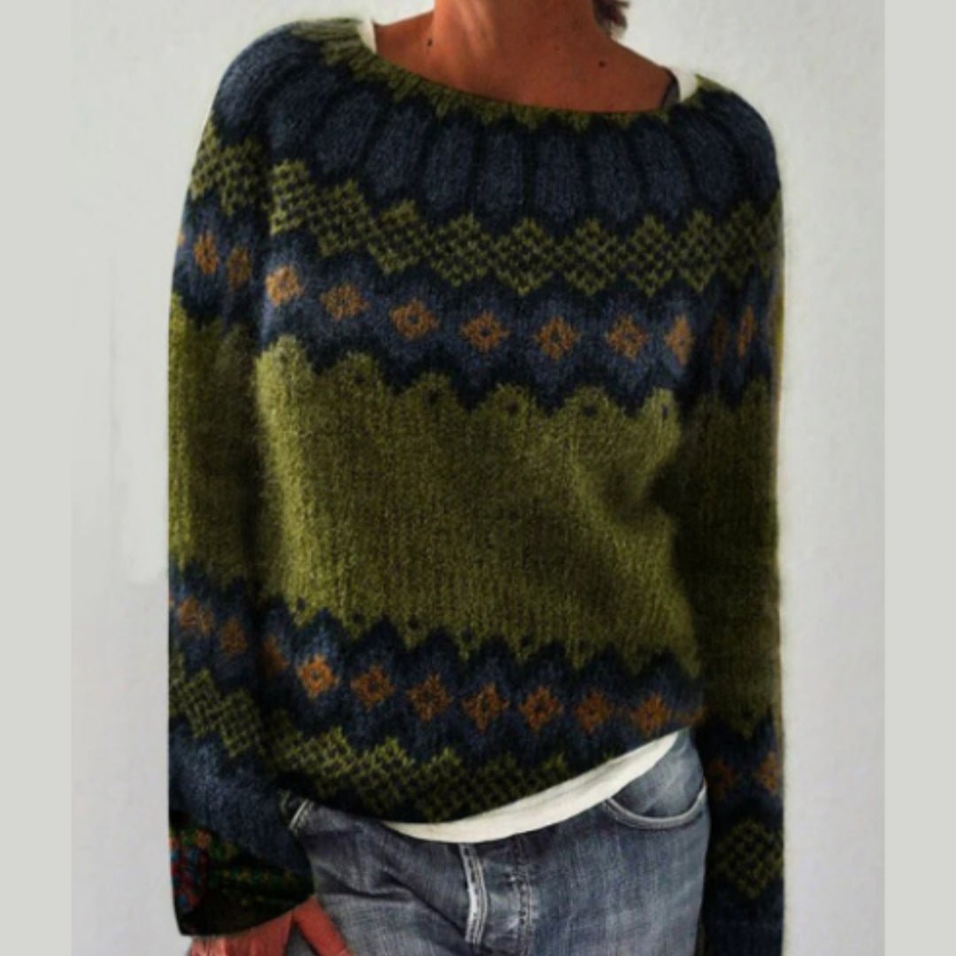 Women's Fashionable Pullover Sweater Top - StoreTokTikWomen's Fashionable Pullover Sweater Top