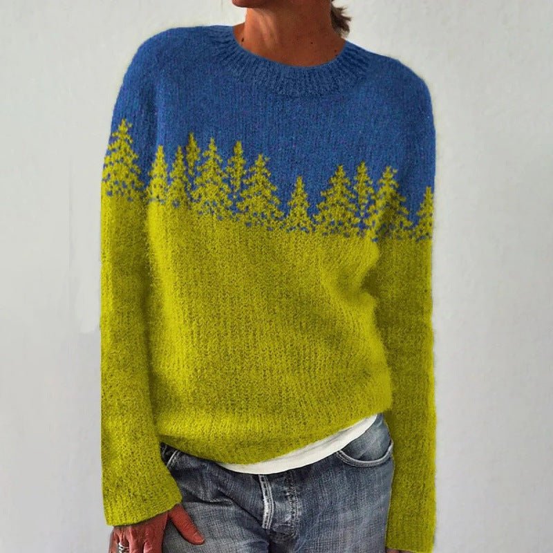 Women's Fashionable Pullover Sweater Top - StoreTokTikWomen's Fashionable Pullover Sweater Top