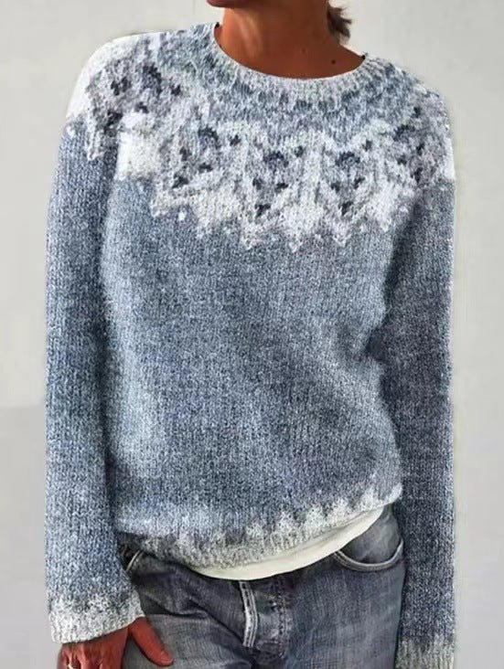 Women's Fashionable Pullover Sweater Top - StoreTokTikWomen's Fashionable Pullover Sweater Top