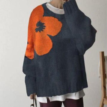 Women's Fashionable Pullover Sweater Top - StoreTokTikWomen's Fashionable Pullover Sweater Top