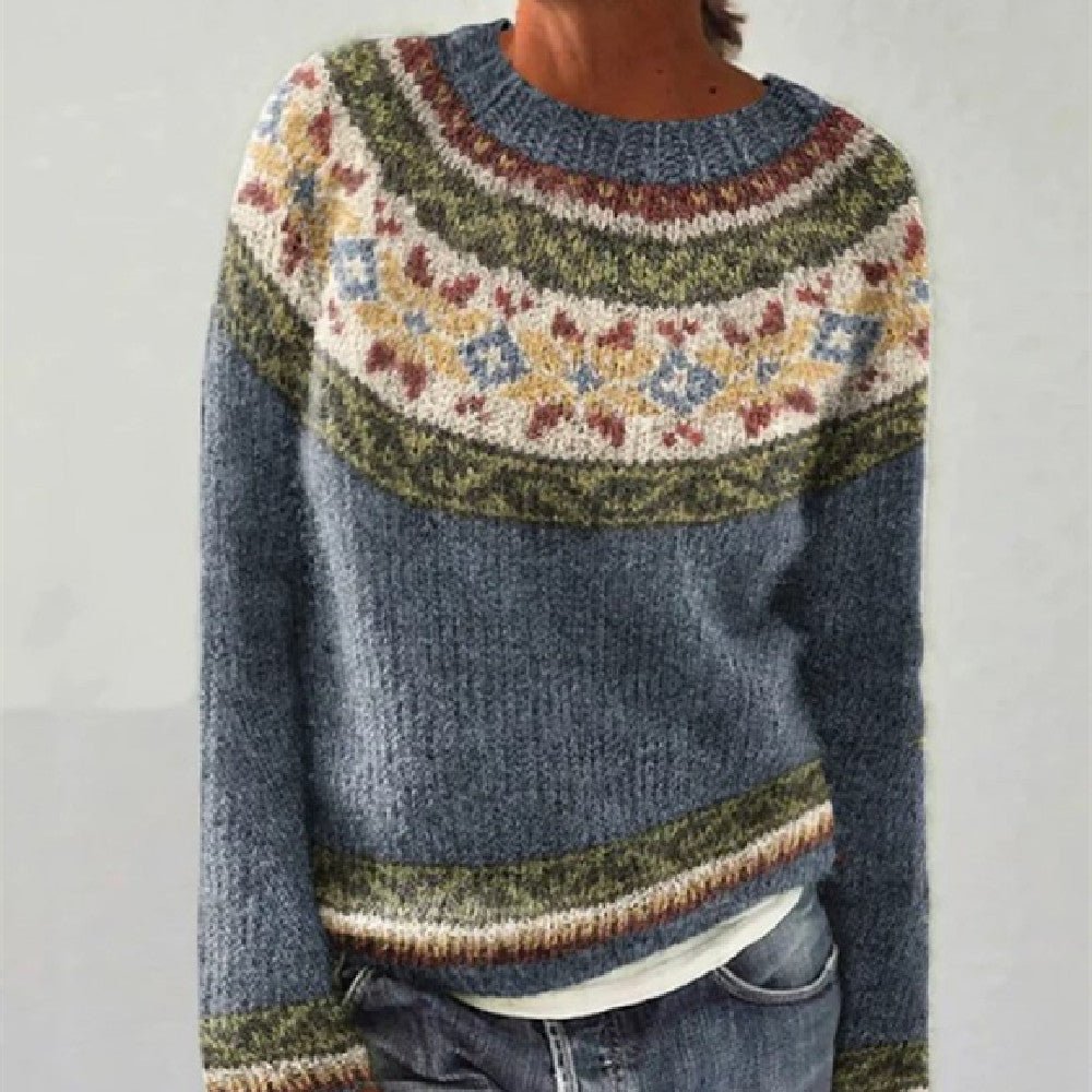 Women's Fashionable Pullover Sweater Top - StoreTokTikWomen's Fashionable Pullover Sweater Top