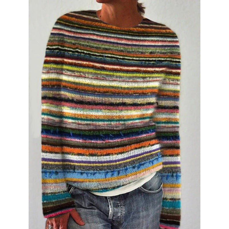 Women's Fashionable Pullover Sweater Top - StoreTokTikWomen's Fashionable Pullover Sweater Top