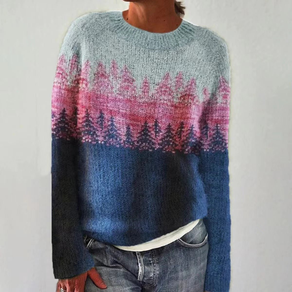 Women's Fashionable Pullover Sweater Top - StoreTokTikWomen's Fashionable Pullover Sweater Top