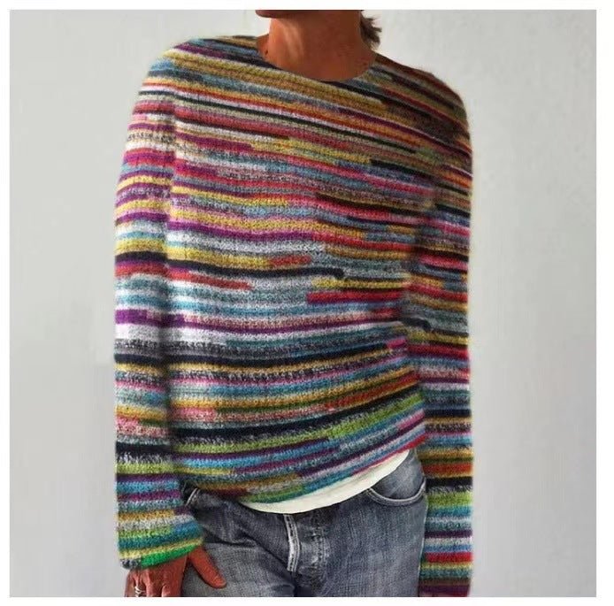 Women's Fashionable Pullover Sweater Top - StoreTokTikWomen's Fashionable Pullover Sweater Top
