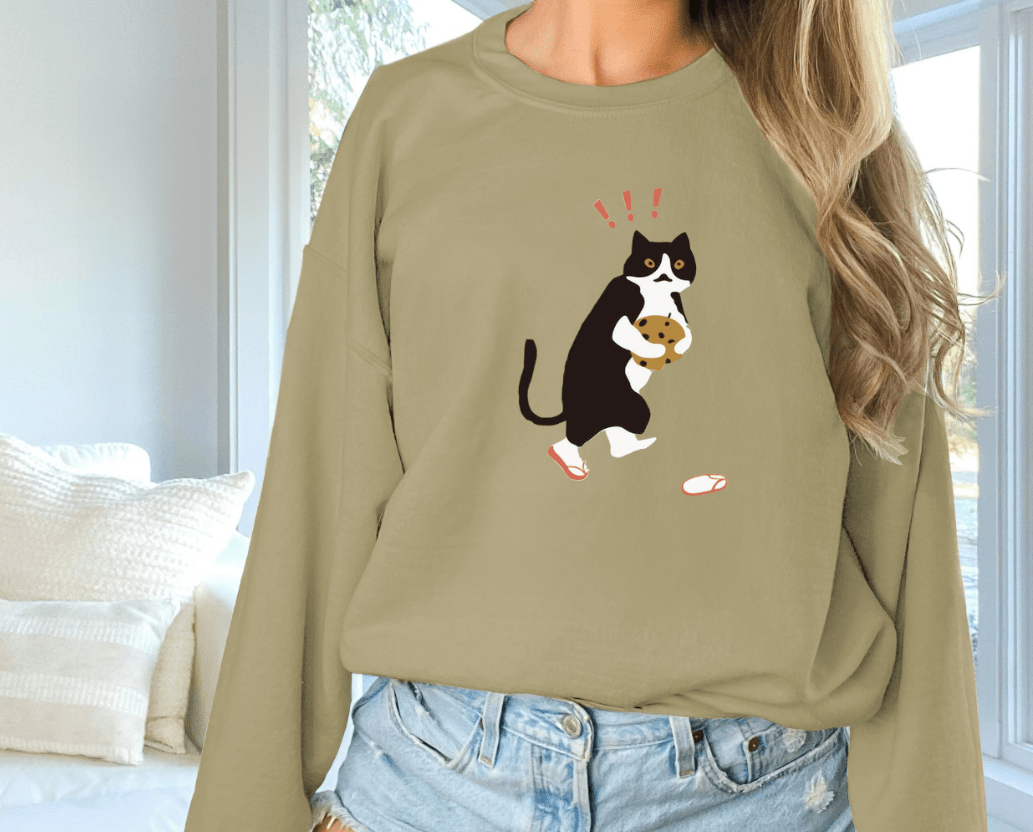 Women's Fashionable Solid Color Printed Long Sleeved Sweatshirt - StoreTokTikWomen's Fashionable Solid Color Printed Long Sleeved Sweatshirt