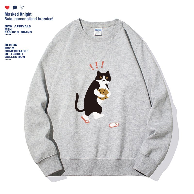 Women's Fashionable Solid Color Printed Long Sleeved Sweatshirt - StoreTokTikWomen's Fashionable Solid Color Printed Long Sleeved Sweatshirt