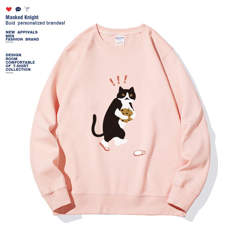 Women's Fashionable Solid Color Printed Long Sleeved Sweatshirt - StoreTokTikWomen's Fashionable Solid Color Printed Long Sleeved Sweatshirt