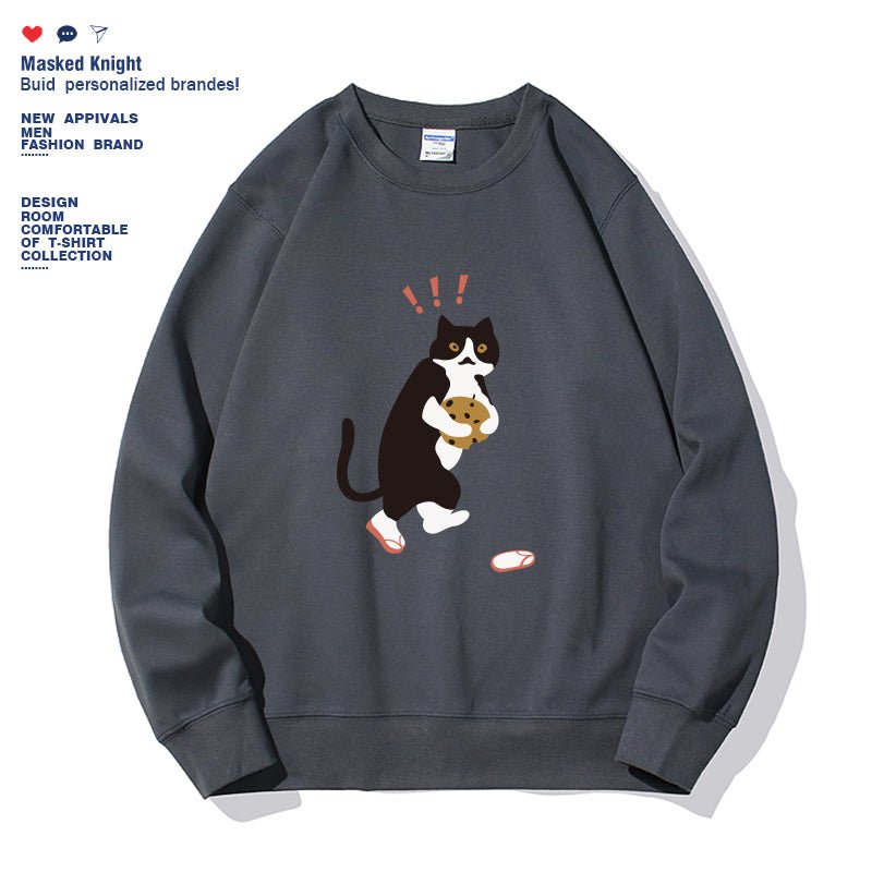 Women's Fashionable Solid Color Printed Long Sleeved Sweatshirt - StoreTokTikWomen's Fashionable Solid Color Printed Long Sleeved Sweatshirt