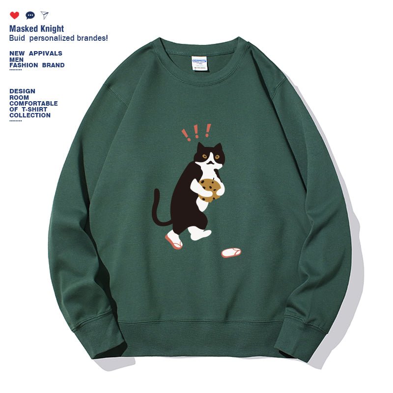 Women's Fashionable Solid Color Printed Long Sleeved Sweatshirt - StoreTokTikWomen's Fashionable Solid Color Printed Long Sleeved Sweatshirt
