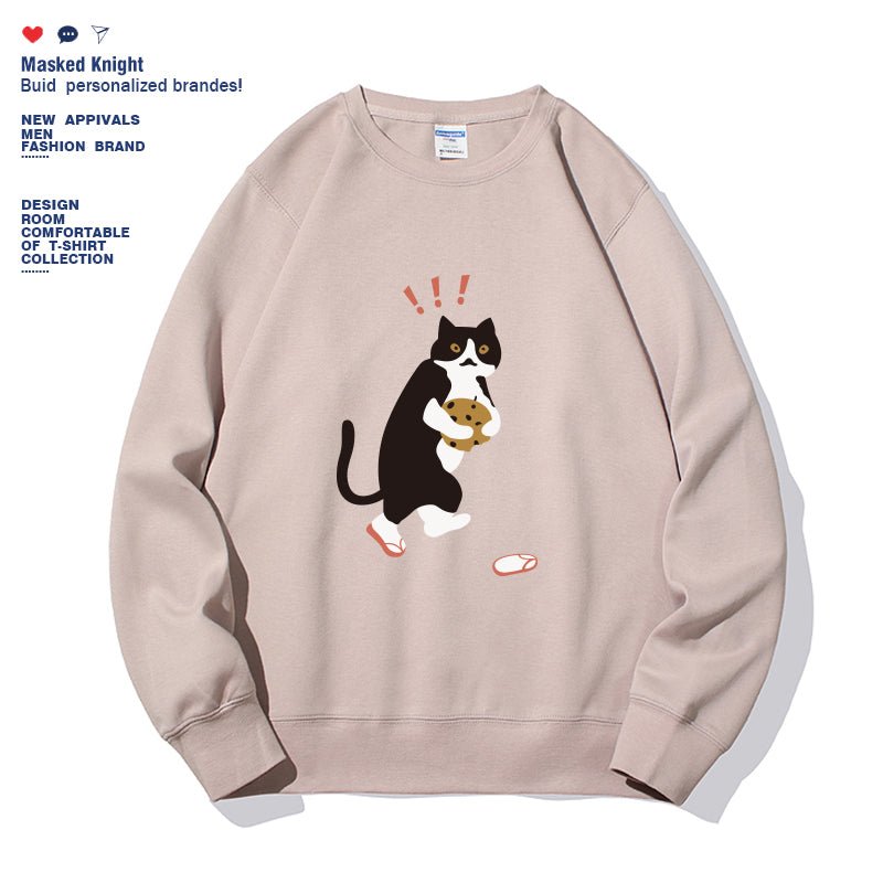 Women's Fashionable Solid Color Printed Long Sleeved Sweatshirt - StoreTokTikWomen's Fashionable Solid Color Printed Long Sleeved Sweatshirt