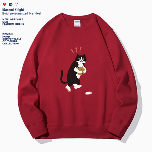 Women's Fashionable Solid Color Printed Long Sleeved Sweatshirt - StoreTokTikWomen's Fashionable Solid Color Printed Long Sleeved Sweatshirt