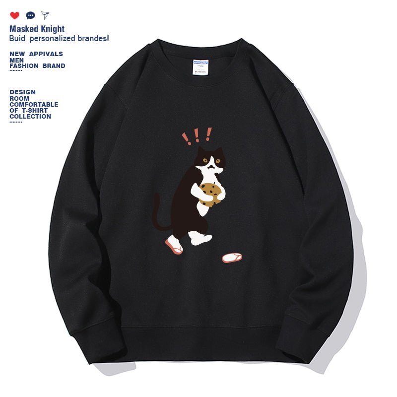 Women's Fashionable Solid Color Printed Long Sleeved Sweatshirt - StoreTokTikWomen's Fashionable Solid Color Printed Long Sleeved Sweatshirt