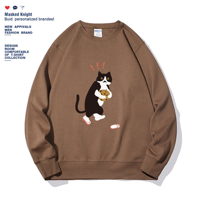 Women's Fashionable Solid Color Printed Long Sleeved Sweatshirt - StoreTokTikWomen's Fashionable Solid Color Printed Long Sleeved Sweatshirt