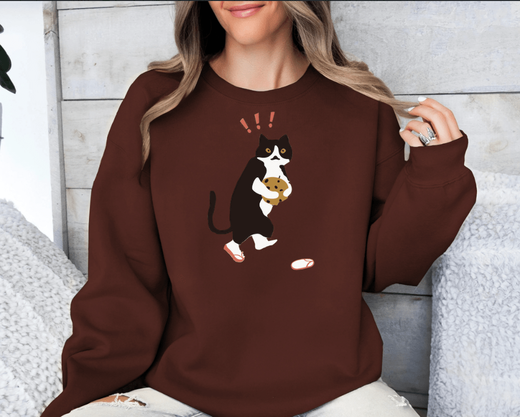 Women's Fashionable Solid Color Printed Long Sleeved Sweatshirt - StoreTokTikWomen's Fashionable Solid Color Printed Long Sleeved Sweatshirt