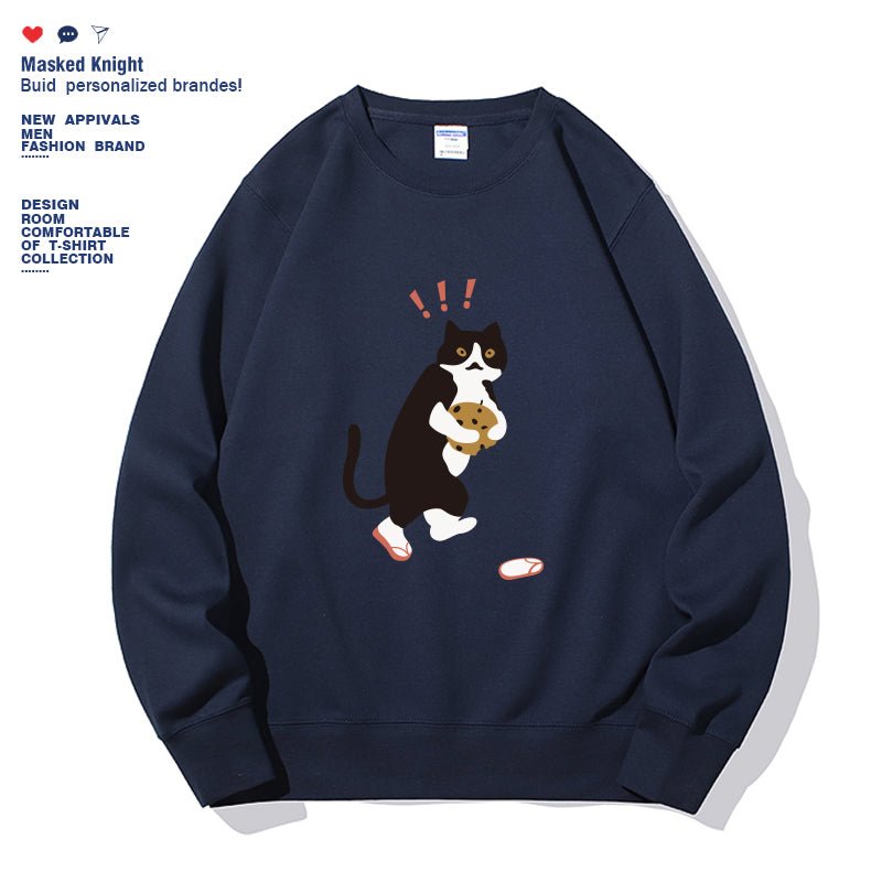 Women's Fashionable Solid Color Printed Long Sleeved Sweatshirt - StoreTokTikWomen's Fashionable Solid Color Printed Long Sleeved Sweatshirt