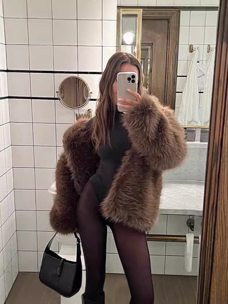 Women's Fashionable Solid Color Temperament Short Coat - StoreTokTikWomen's Fashionable Solid Color Temperament Short Coat