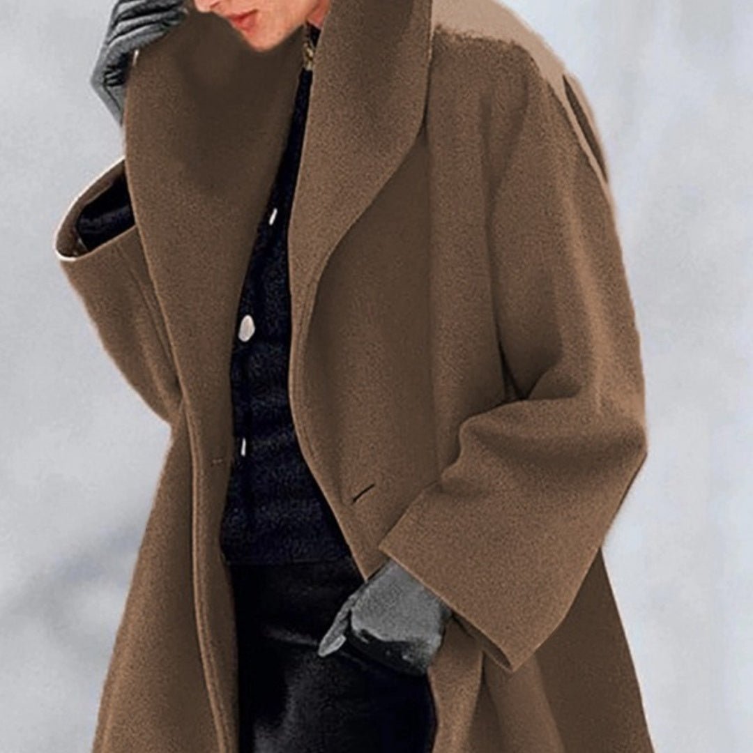 Women's Trendy Clothes Multi - color Round Neck Loose Sweater Woolen Coat Solid Casual Coat For Autumn And Winter - StoreTokTikWomen's Trendy Clothes Multi - color Round Neck Loose Sweater Woolen Coat Solid Casual Coat For Autumn And Winter