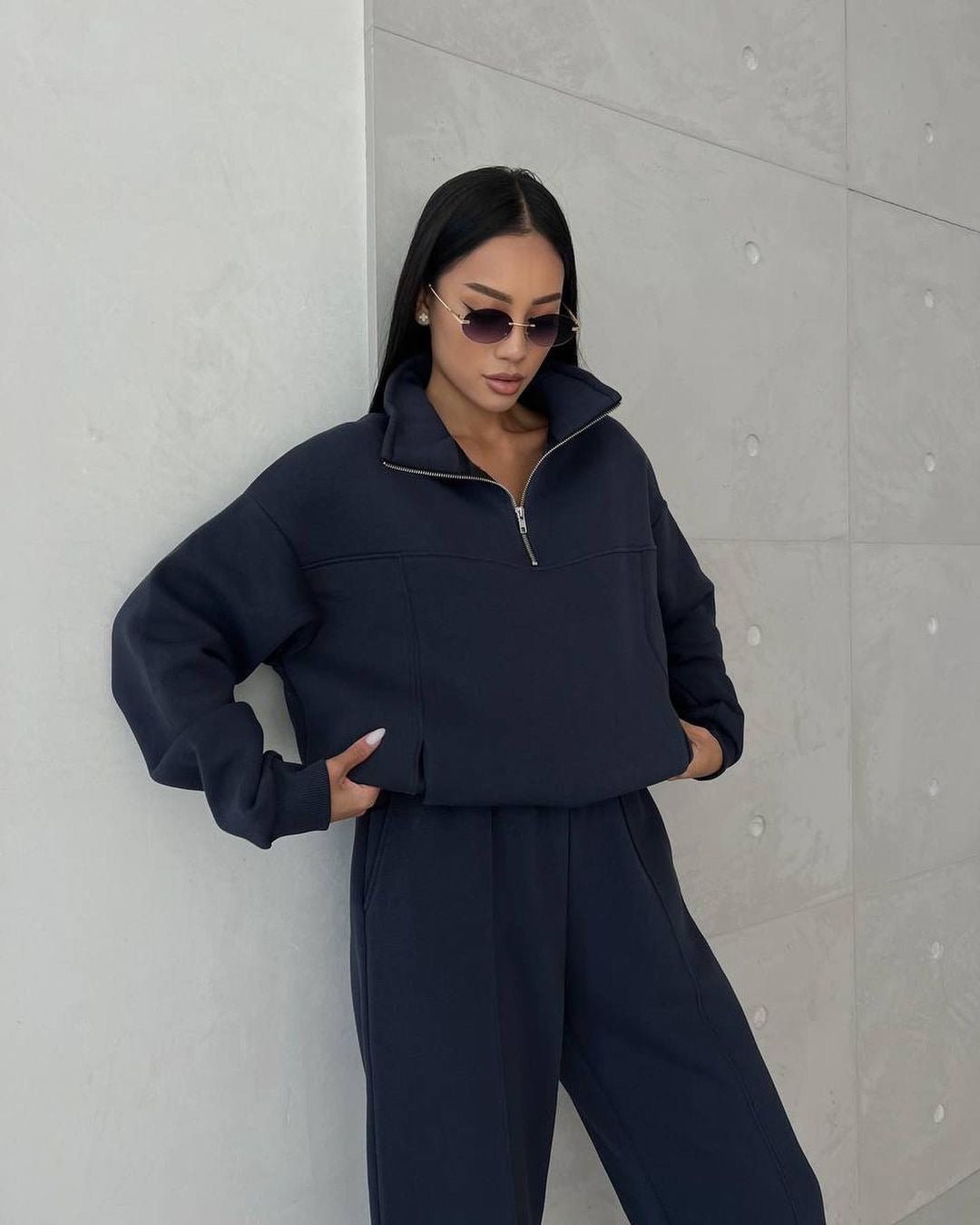 Y2K Winter Jogging Women Two Piece Set Female Zipper Coat Casual Pants Tracksuit Autumn Jacket Fashion Contrast Sport Wear Set - StoreTokTikY2K Winter Jogging Women Two Piece Set Female Zipper Coat Casual Pants Tracksuit Autumn Jacket Fashion Contrast Sport Wear Set