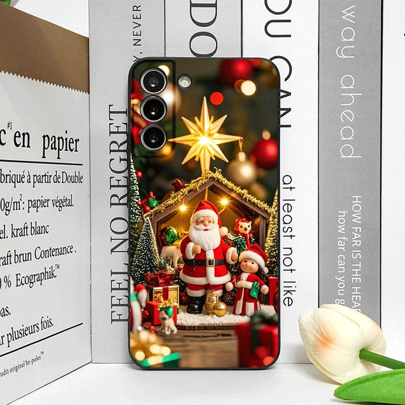 Cartoon Christmas-themed Santa Claus Phone Case for OnePlus 13 12 13 R 11 10 9 8 Pro Nord 4 N100 N20 CE3 ACE2 ACE3 5G Soft Cover