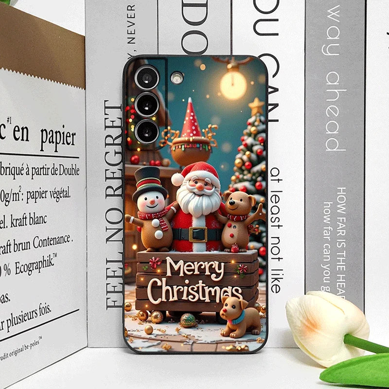 Cartoon Christmas-themed Santa Claus Phone Case for OnePlus 13 12 13 R 11 10 9 8 Pro Nord 4 N100 N20 CE3 ACE2 ACE3 5G Soft Cover