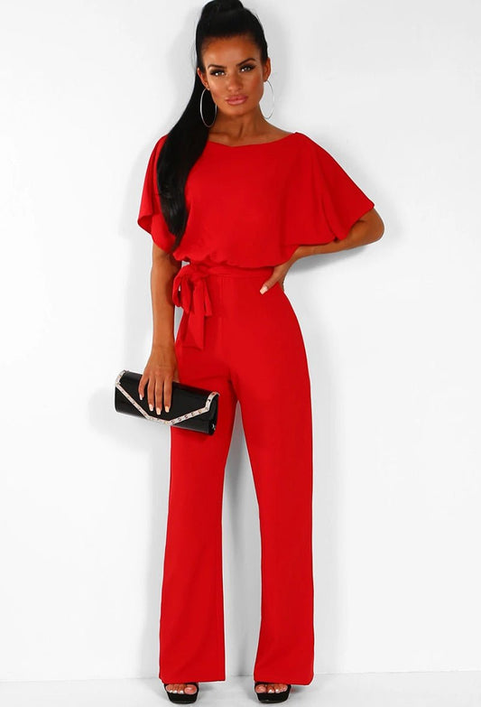 7 - color Fashion Lace - up Button Short - sleeved Women's Jumpsuit - StoreTokTik7 - color Fashion Lace - up Button Short - sleeved Women's Jumpsuit