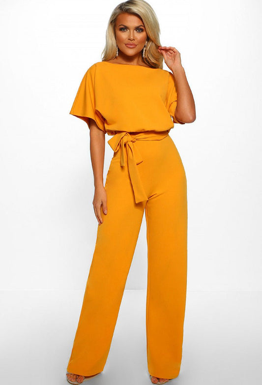 7 - color Fashion Lace - up Button Short - sleeved Women's Jumpsuit - StoreTokTik7 - color Fashion Lace - up Button Short - sleeved Women's Jumpsuit