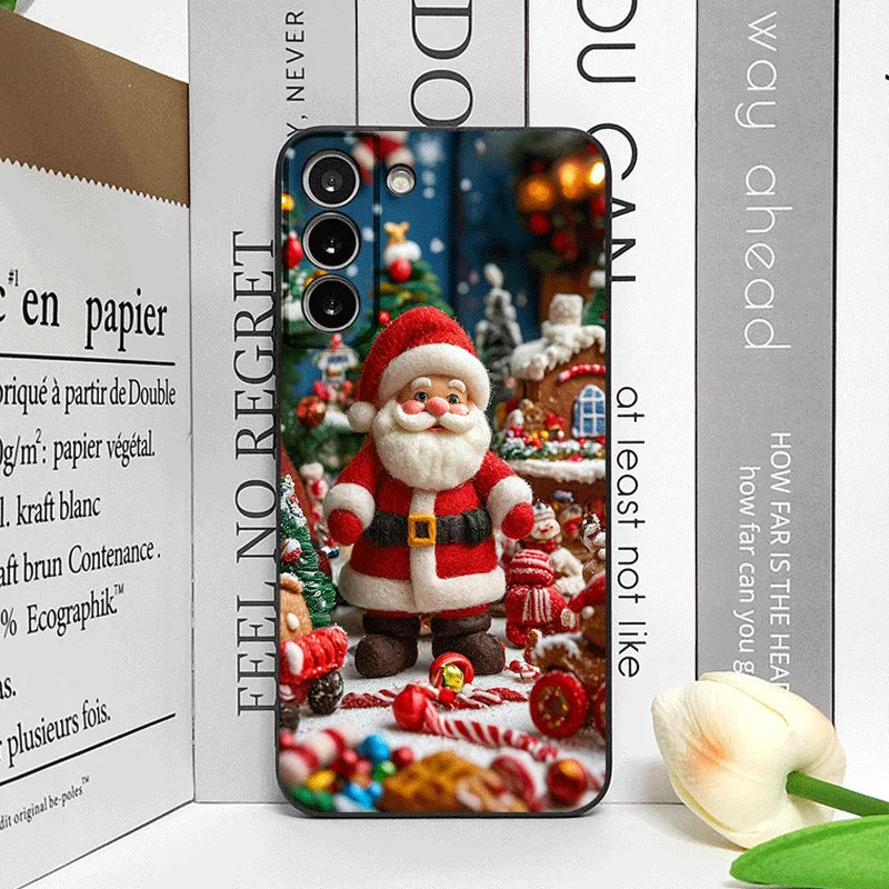 Cartoon Christmas-themed Santa Claus Phone Case for OnePlus 13 12 13 R 11 10 9 8 Pro Nord 4 N100 N20 CE3 ACE2 ACE3 5G Soft Cover