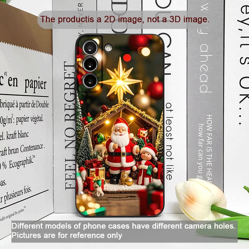 Cartoon Christmas-themed Santa Claus Phone Case for OnePlus 13 12 13 R 11 10 9 8 Pro Nord 4 N100 N20 CE3 ACE2 ACE3 5G Soft Cover