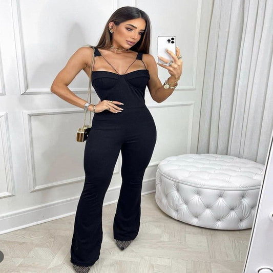 Bandage Jumpsuit Backless High Street Jumpsuit - StoreTokTikBandage Jumpsuit Backless High Street Jumpsuit