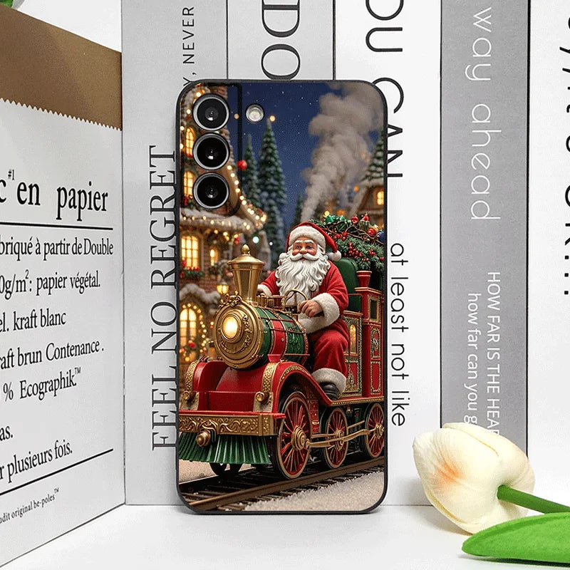 Cartoon Christmas-themed Santa Claus Phone Case for OnePlus 13 12 13 R 11 10 9 8 Pro Nord 4 N100 N20 CE3 ACE2 ACE3 5G Soft Cover