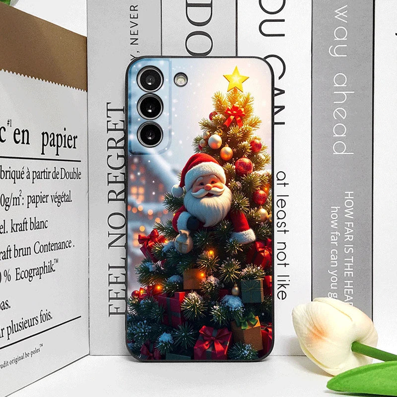 Cartoon Christmas-themed Santa Claus Phone Case for OnePlus 13 12 13 R 11 10 9 8 Pro Nord 4 N100 N20 CE3 ACE2 ACE3 5G Soft Cover