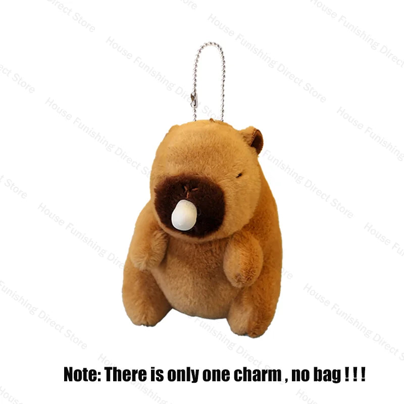 2025 New Cartoon Capybara Silicone Crossbody Bag for Summer Kapibala Small Cute Stylish Shoulder Crossbody Bag Storage Bag