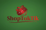ShopTokTik Logo with Green Background
