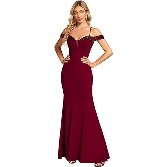 Women's Clothing Off - neck Sling Evening Long Dress - StoreTokTikWomen's Clothing Off - neck Sling Evening Long Dress