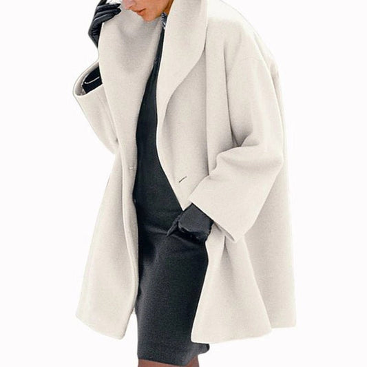 Women's Trendy Clothes Multi - color Round Neck Loose Sweater Woolen Coat Solid Casual Coat For Autumn And Winter - StoreTokTikWomen's Trendy Clothes Multi - color Round Neck Loose Sweater Woolen Coat Solid Casual Coat For Autumn And Winter
