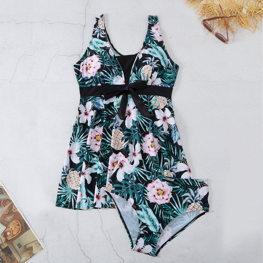 Women's V - neck Printed Split Bikini Swimsuit - StoreTokTikWomen's V - neck Printed Split Bikini Swimsuit
