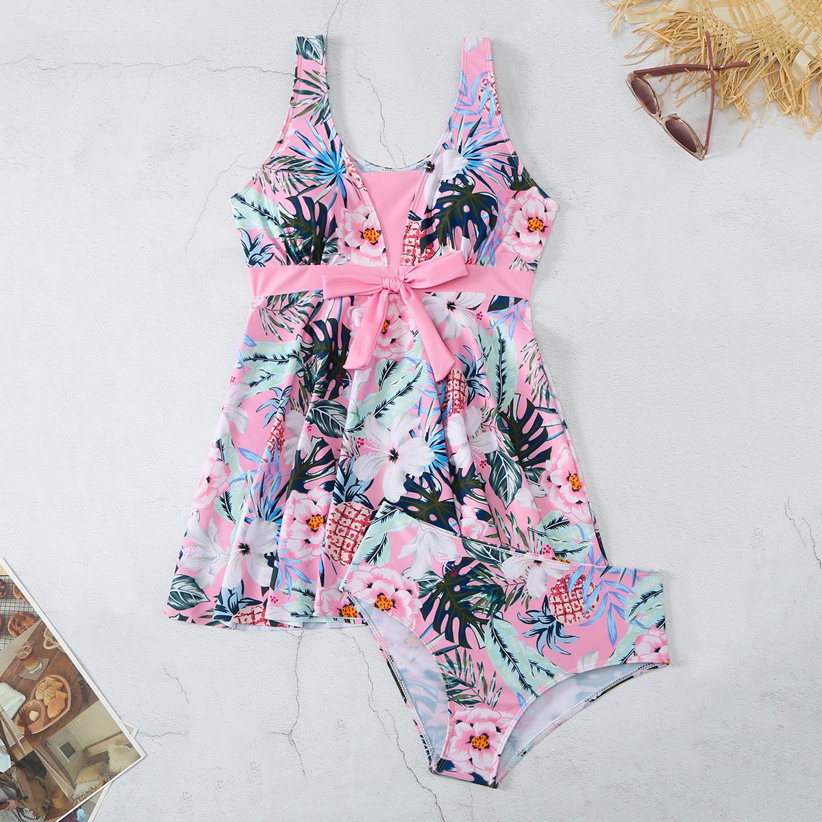 Women's V - neck Printed Split Bikini Swimsuit - StoreTokTikWomen's V - neck Printed Split Bikini Swimsuit