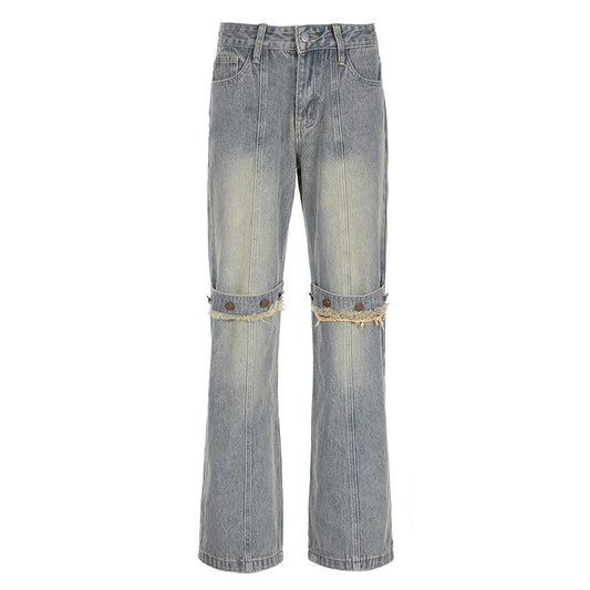 Y2k Baggy Wide Leg Jeans Women Vintage Streetwear Washed Denim Pants Grunge Basic Slouchy Trousers - StoreTokTikY2k Baggy Wide Leg Jeans Women Vintage Streetwear Washed Denim Pants Grunge Basic Slouchy Trousers