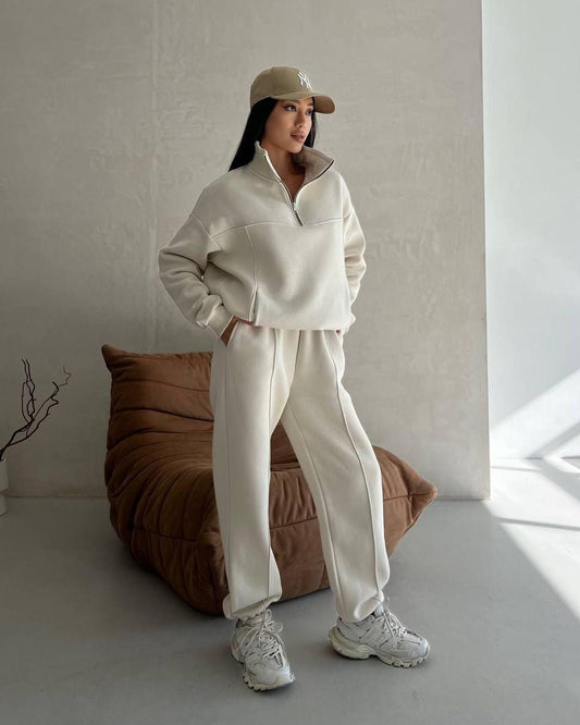 Y2K Winter Jogging Women Two Piece Set Female Zipper Coat Casual Pants Tracksuit Autumn Jacket Fashion Contrast Sport Wear Set - StoreTokTikY2K Winter Jogging Women Two Piece Set Female Zipper Coat Casual Pants Tracksuit Autumn Jacket Fashion Contrast Sport Wear Set